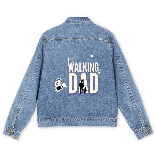PAPA SAUR, Father's Day Men's Denim Jackets