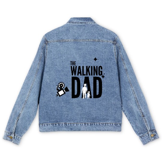 PAPA SAUR, Father's Day Men's Denim Jackets