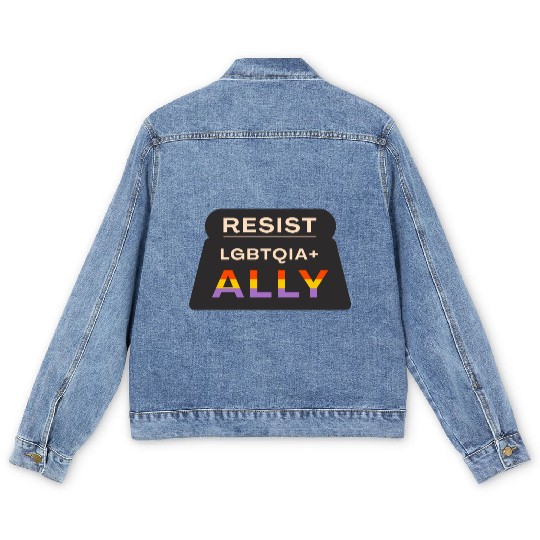 Resist pride Men's Denim Jackets
