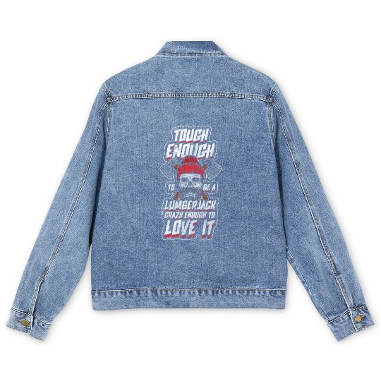 Forest Ax Chainsaw Men's Denim Jackets