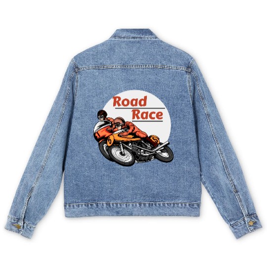 Road race Men's Denim Jackets