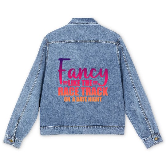 Fancy Like The Race Track On A Date Night 3 Men's Denim Jackets