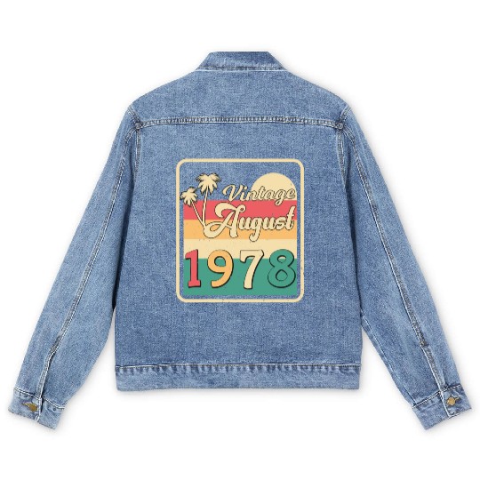 1978 August Gift Idea Men's Denim Jackets