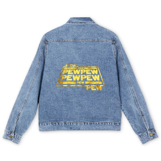 Pew Pew Pew Men's Denim Jackets