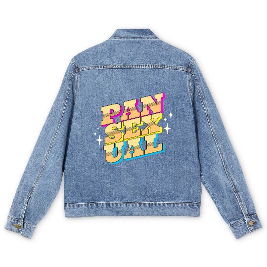 Pansexual Freedom of Choice Men's Denim Jackets