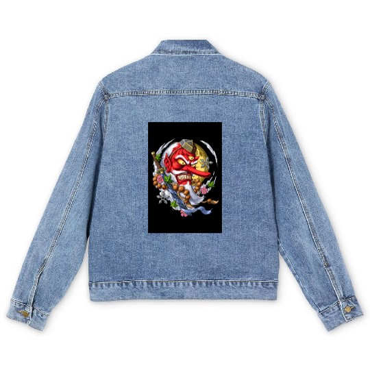 Tengu Japanese Demon Men's Denim Jackets