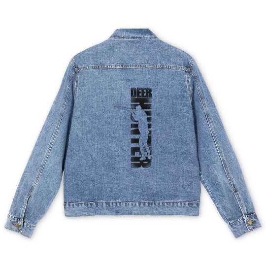 Buck Deer Hunting Hunter Vintage Men's Denim Jackets