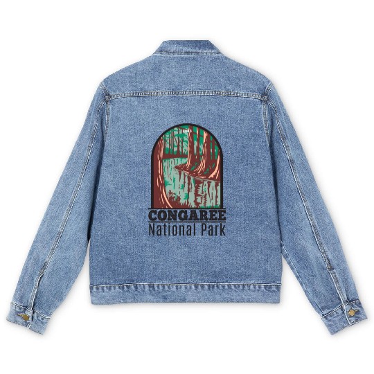 Congaree National Park South Carolina Men's Denim Jackets