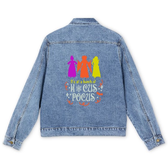 It's Just A Bunch of Hocus Pocus Men's Denim Jackets