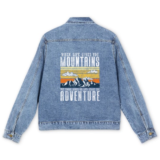 Climber The Alps Mountaineering Climbers Men's Denim Jackets