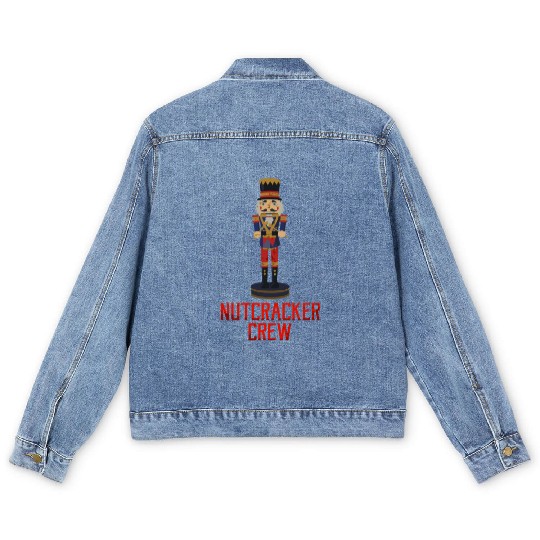 Nutcracker Crew Ballet Dance Play Retro Nut Cracke Men's Denim Jackets