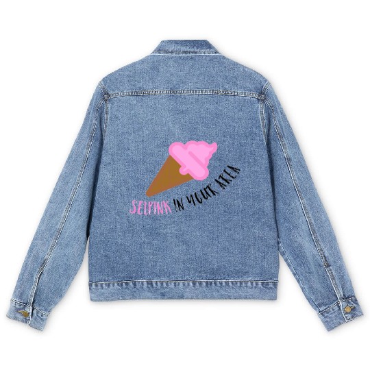 Comedy Ice Scream Men's Denim Jackets
