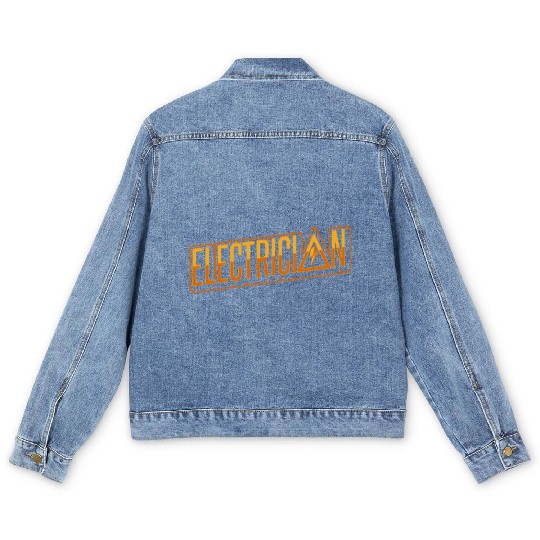 Electrician Electrical Engineer Lineman Men's Denim Jackets