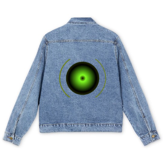 Shapes dark green Men's Denim Jackets