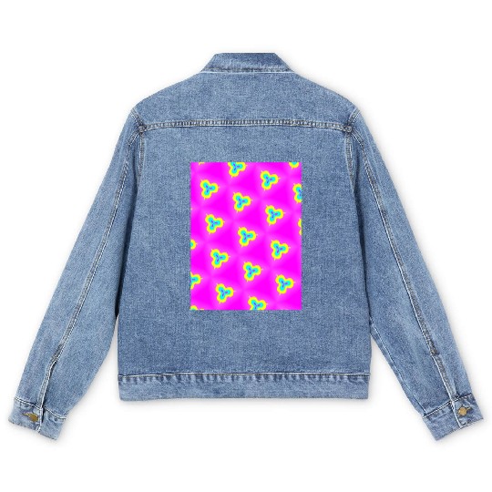 enchanting abstract seamless Men's Denim Jackets