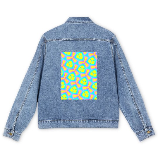 enchanting abstract seamless Men's Denim Jackets
