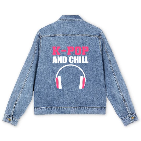 K-pop and Chill Singer Gift Men's Denim Jackets