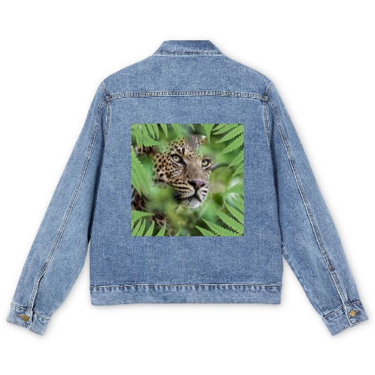 forest tiger Men's Denim Jackets