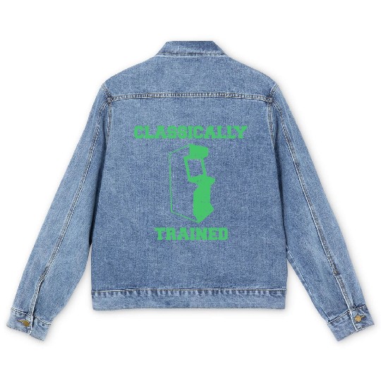 Classically Trained | Arcade player Men's Denim Jackets