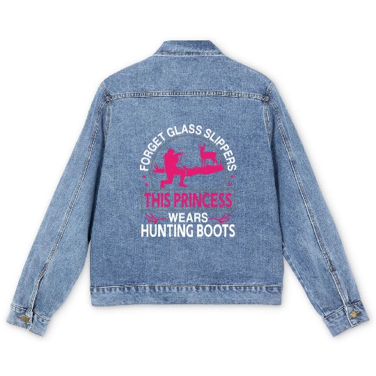 Buck Deer Hunting Hunter Girl Men's Denim Jackets