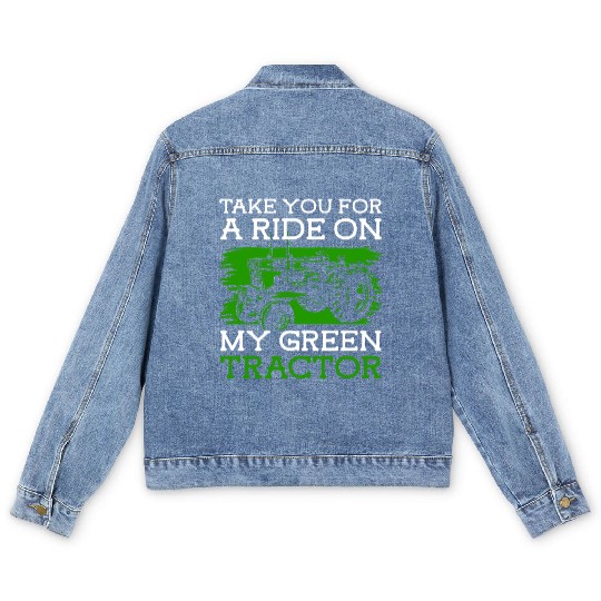 Harvester Agriculture Farm Rural Youth Men's Denim Jackets
