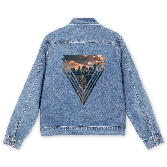 Manhattan in Triangle Men's Denim Jackets