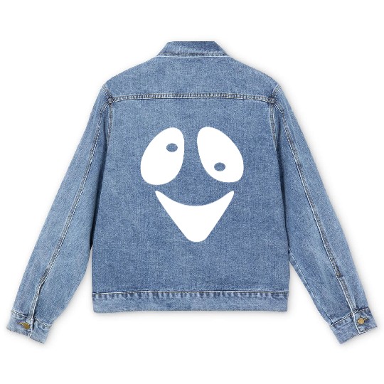 Halloween Scary Ghost Face Costume Men's Denim Jackets