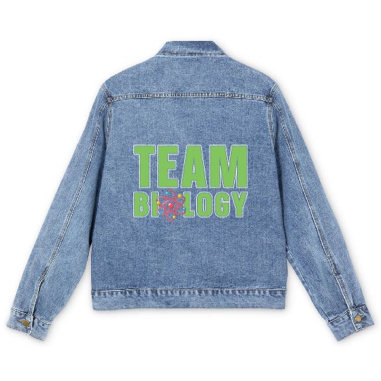 Biology Biologist Men's Denim Jackets