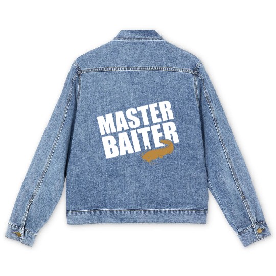 Master Baiter - Wels Catfish Hunter Men's Denim Jackets