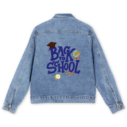 Back to School, teachers, students ,School Men's Denim Jackets