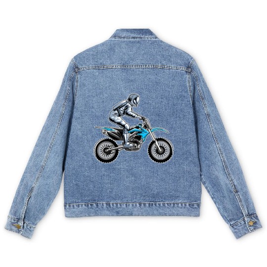 Dirt Bike MX Motocross Supercross Men's Denim Jackets