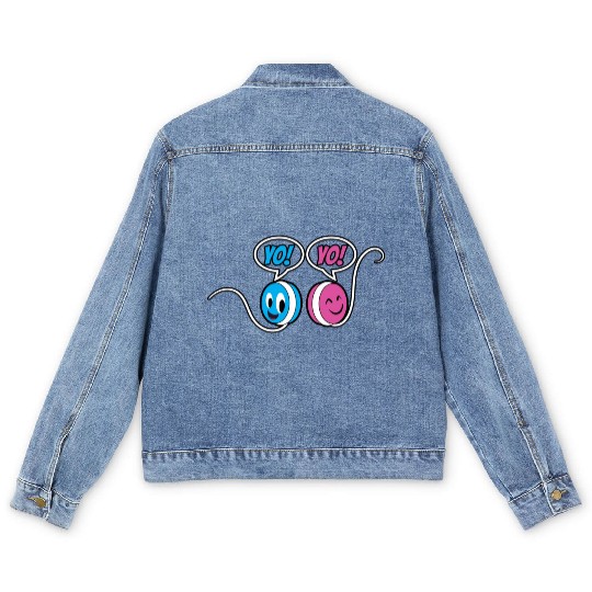 Yoyo Spanish Teacher Gift Yo Yo Men's Denim Jackets