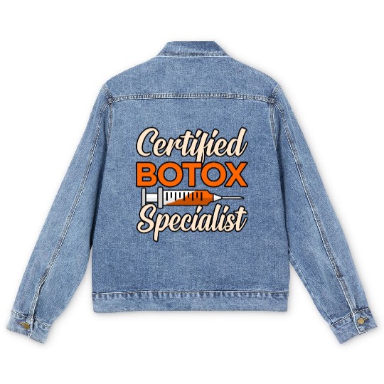 Aesthetic Nurse Botox Injector Gift Men's Denim Jackets