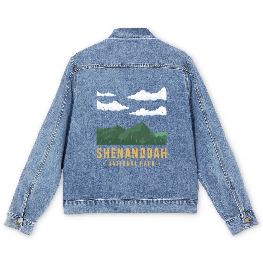 Shenandoah National Park - nature Men's Denim Jackets