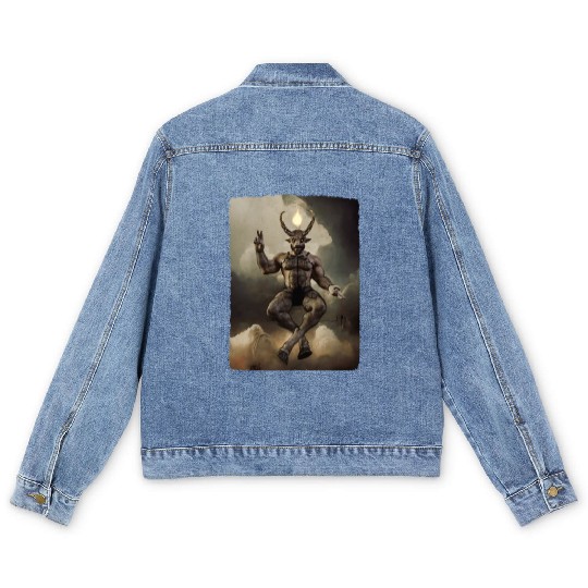 Daddy Baphomet dark PG Men's Denim Jackets