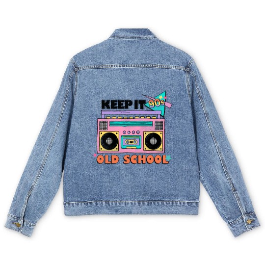 Keep it 90s old school Men's Denim Jackets