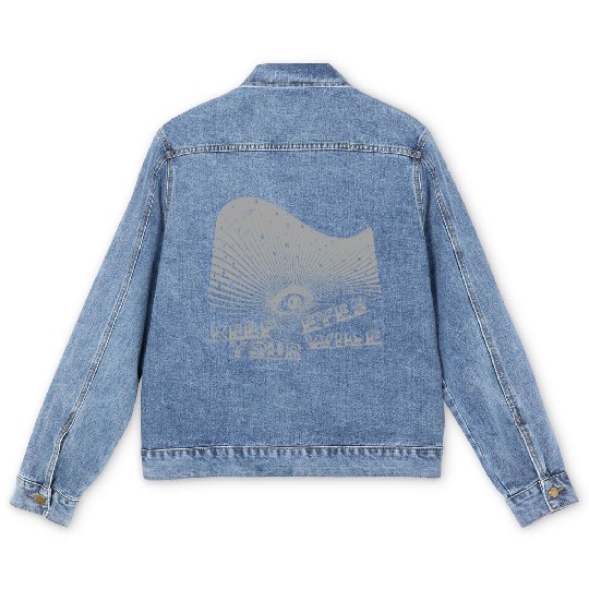 Eyes Wide Winter Come 2 The Light Grey Men's Denim Jackets