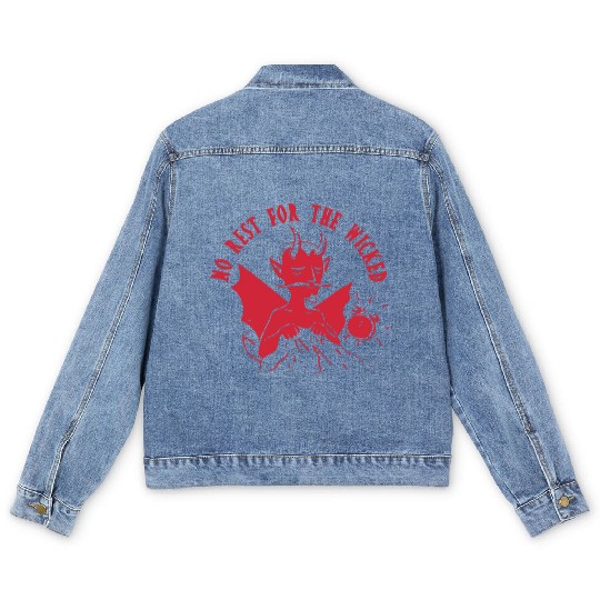 No Rest For The Wicked Men's Denim Jackets