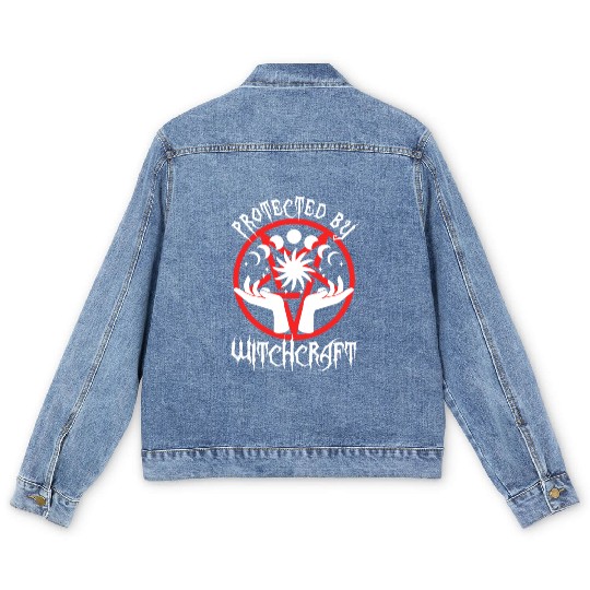 Protected By Witchcraft Men's Denim Jackets