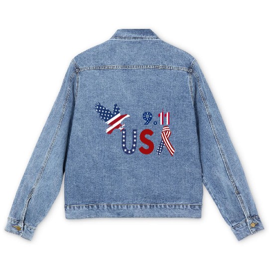 Patriot Day 9.11 Men's Denim Jackets