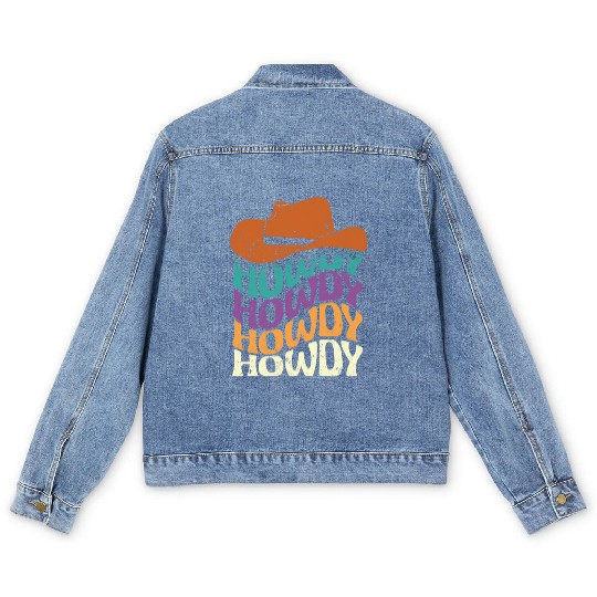 Howdy hippie style Men's Denim Jackets