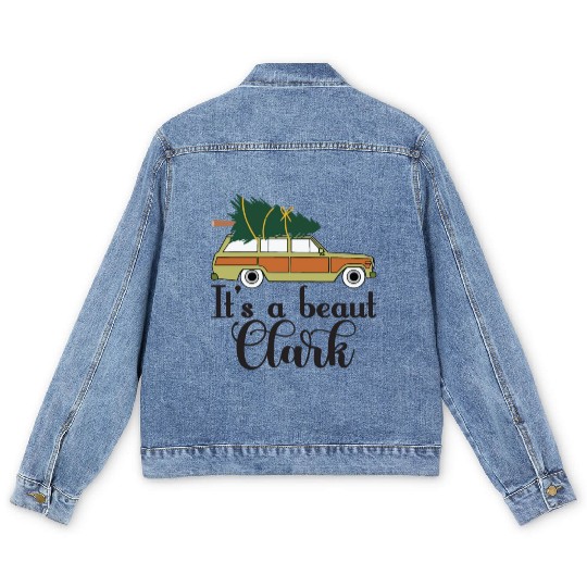 It's A Beaut Clark Griswold Family Christmas Men's Denim Jackets