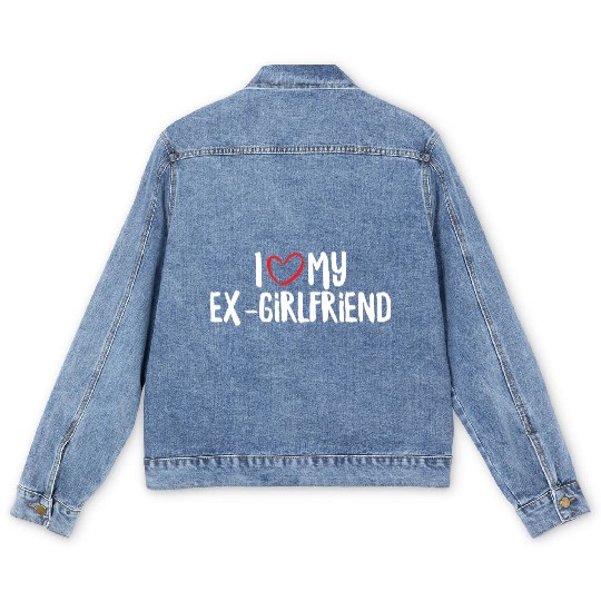 I Love My Ex-Girlfriend Men's Denim Jackets