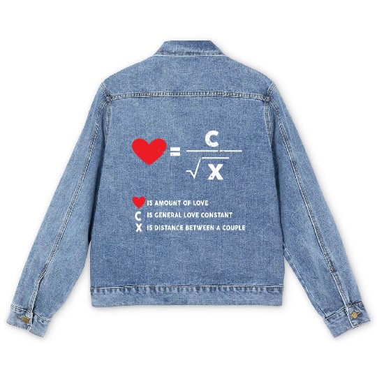 amount of love math Men's Denim Jackets