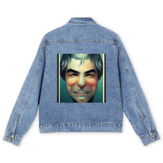 Larry Page 2 Comics Men's Denim Jackets