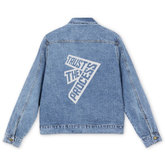 trust the process quote Men's Denim Jackets