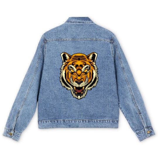 Angry Tiger Men's Denim Jackets