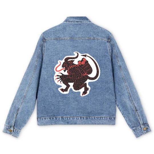 krampus Men's Denim Jackets