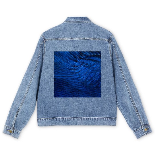 Abstract and geometric design Men's Denim Jackets