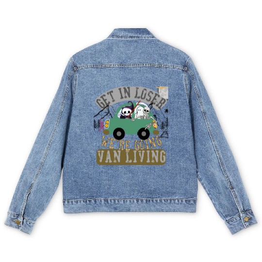 Get in loser we're going van living Men's Denim Jackets